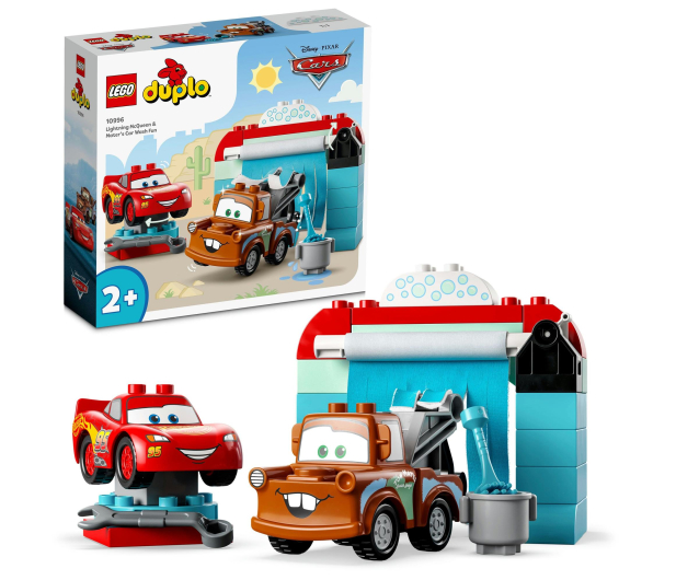 LEGO DUPLO Disney 10996 Zygzak McQueen i Złomek – myjnia - 1091264 - zdjęcie 6